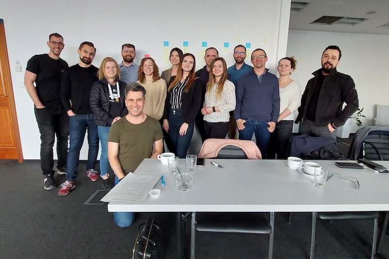 uczestnicy szkolenia otwartego z zarządzania projektami w Warszawie